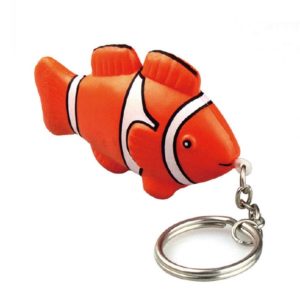 Clown Fish Stress Ball Key Chain