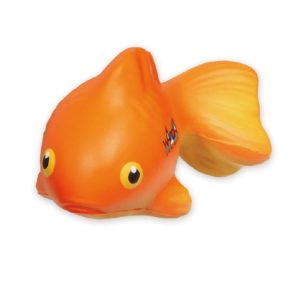 3.5 inches Golden Fish Shape Stress Ball