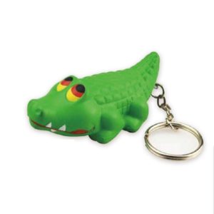 Cartoon Alligator Stress Ball Key Chain