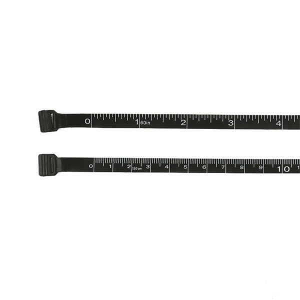 Black 60 inches 5ft Round Tape Measurer