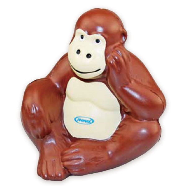 Cartoon Qrangutan Stress Ball