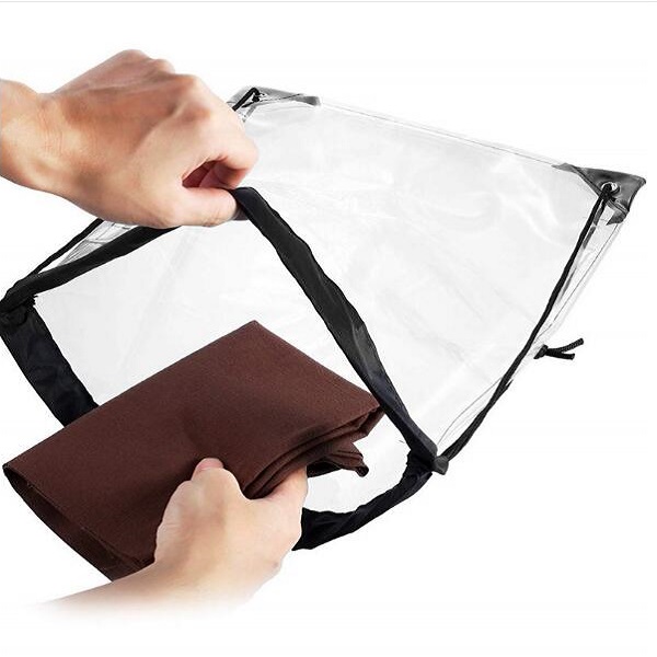 Clear Vinyl Drawstring Backpack