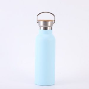 Stainless Steel 17oz Double-Wall Vacuum Bottle With Loop Top