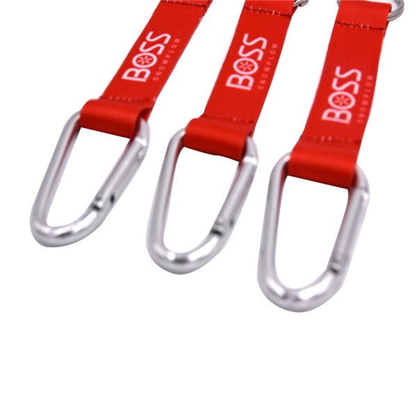 Polyester Strap Keychain With Carabiner
