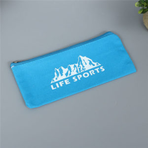 Colored 10oz Canvas Zippered Pouch