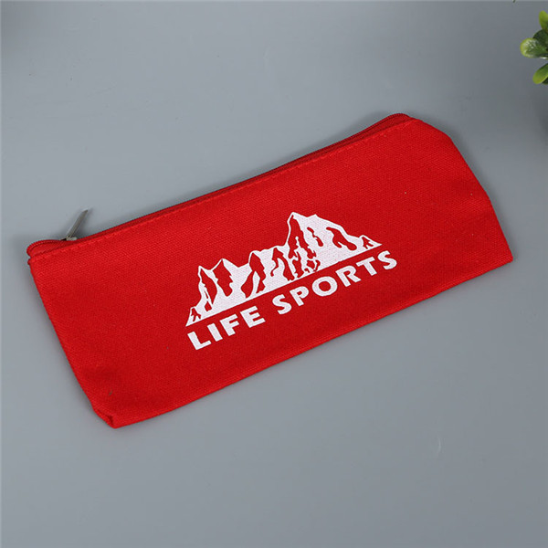 Colored 10oz Canvas Zippered Pouch