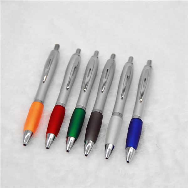 Silver Plastic Ballpoint Pen