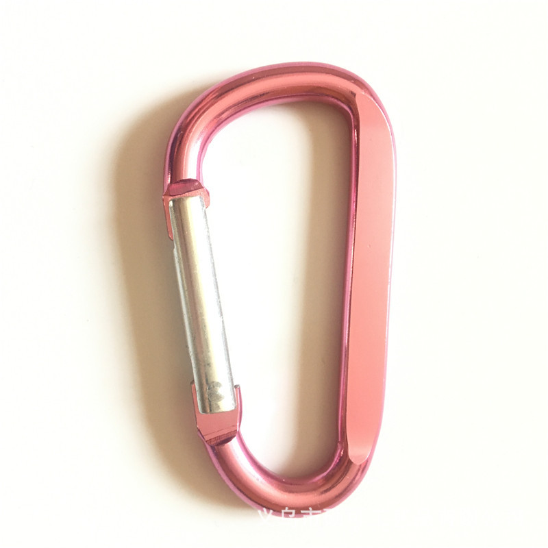 D Shaped Aluminum Carabiner