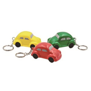 Beetle Stress Ball With Keychain