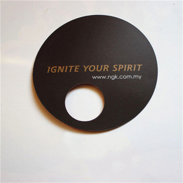 Customized PP Hand Fan With Finger Hole