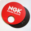 Customized PP Hand Fan With Finger Hole