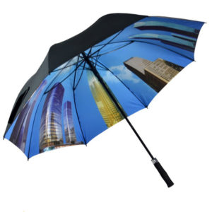 Double Layers Straight Automatic Umbrella