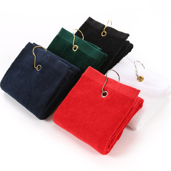 Golf Towel with Metal Grommet & Clip