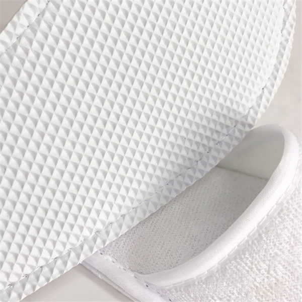 Open Toe Waffle Weave Slippers