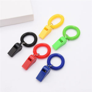 Whistle With Coil Wristband