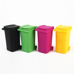 Trash Can Shaped Pen Holder