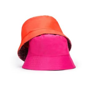 Camouflage Fisherman's Cap with Logo Print