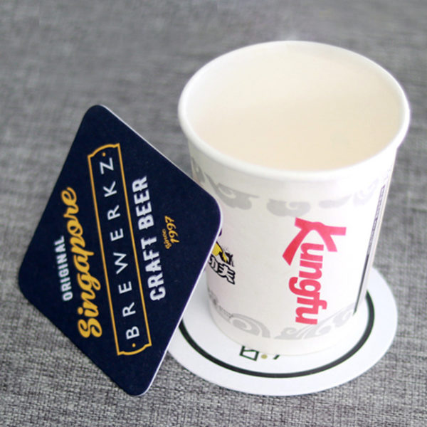 Absorbent Paper Coasters with Custom Logo