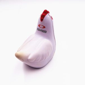 Easter White Large Hen Stress Ball