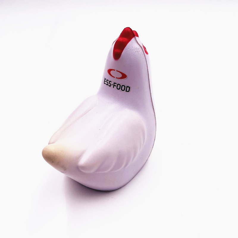 Easter White Large Hen Stress Ball