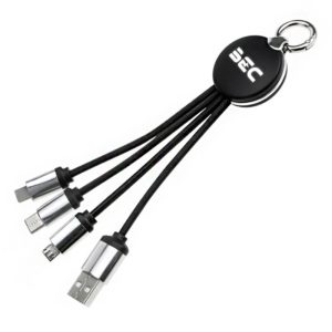 3-In-1 Charging Cable Luminous Logo