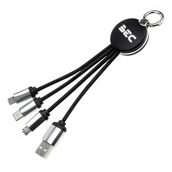 3-In-1 Charging Cable Luminous Logo