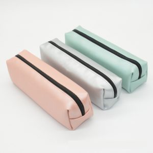 Simple PU Square Pencil Pouch
