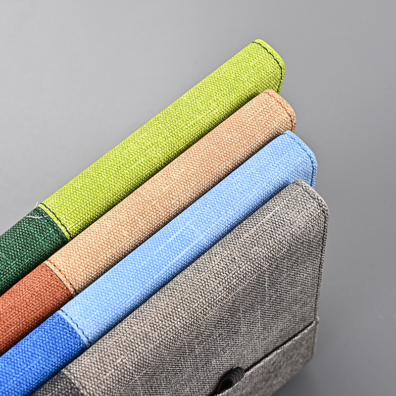 Two-color Patchwork A5 Notebook
