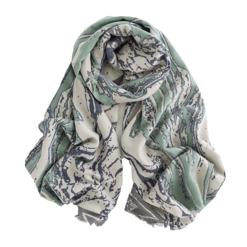 Vertical Marbled Scarf