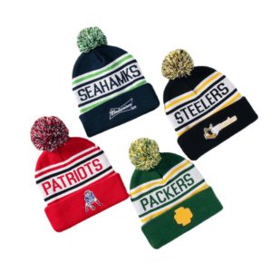 Acrylic Jacquard Hat With Embroidered Logo