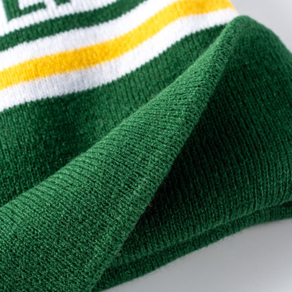 Acrylic Jacquard Hat With Embroidered Logo