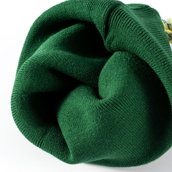 Acrylic Jacquard Hat With Embroidered Logo