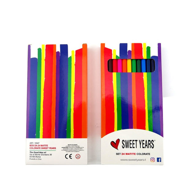 24-Color Colored Pencils Set