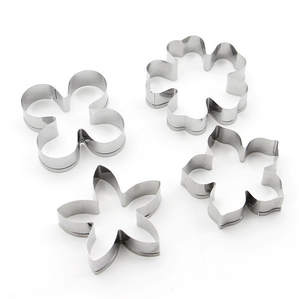 Stainless Steel Cookie Cutters Smiling Face Animal Tree