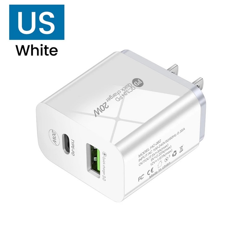 U.S. Standard PD20W Cell Phone Charger