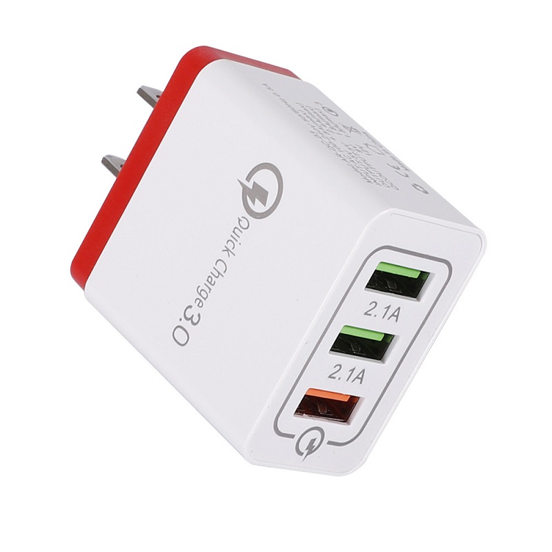 Colorful Quick Charging 3USB Charger