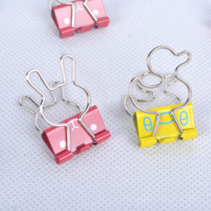 Cartoon Yellow Duck Long Tail Clip