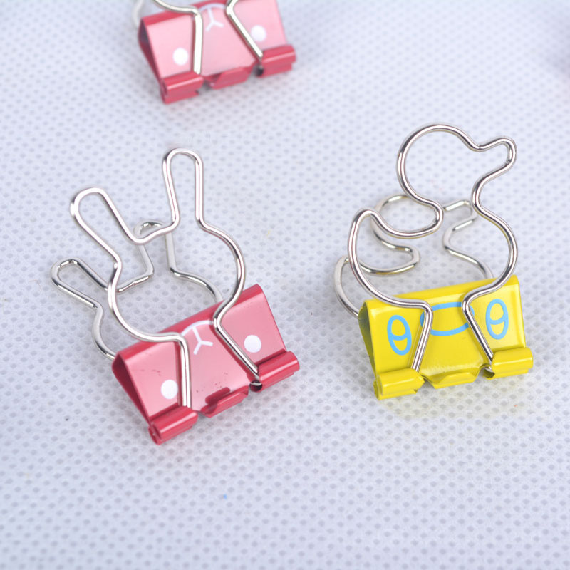 Cartoon Yellow Duck Long Tail Clip