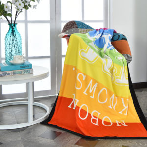 Customized Digitally Printed Towel Blanket