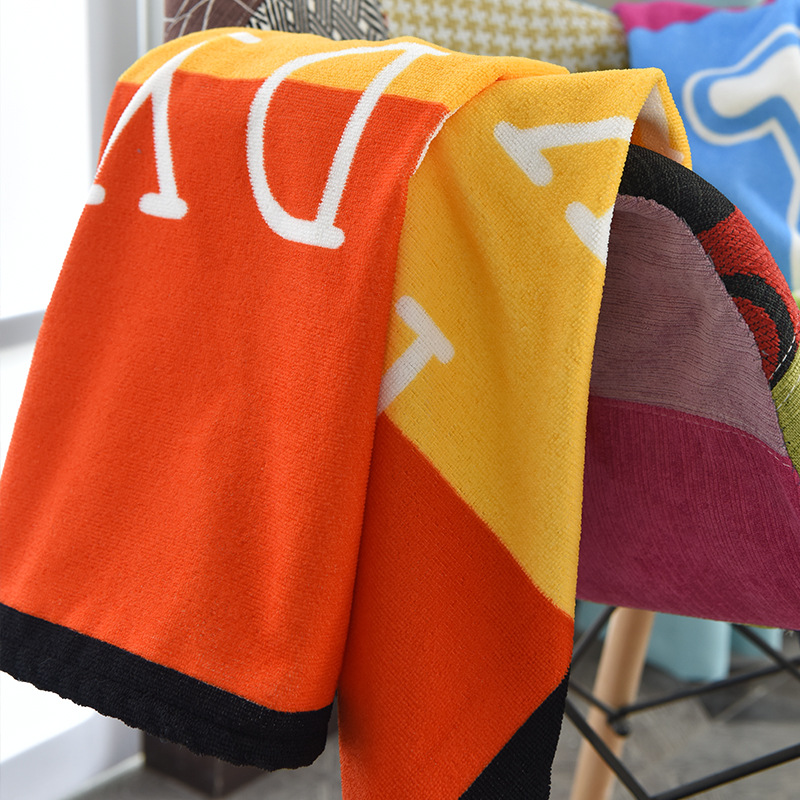 Customized Digitally Printed Towel Blanket