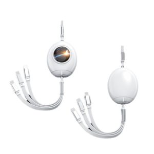 Egg Shaped 3-in-1 Retractable Charging Cable