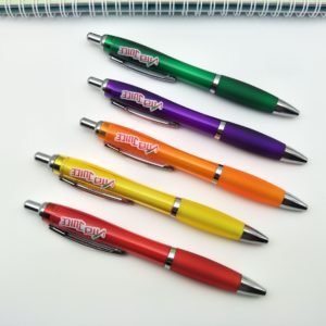Multi-colored Transparent Ballpoint Pen