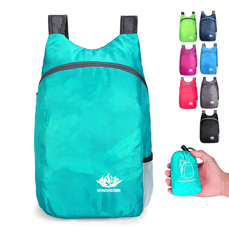 210D Muti-colored Foldable Backpack