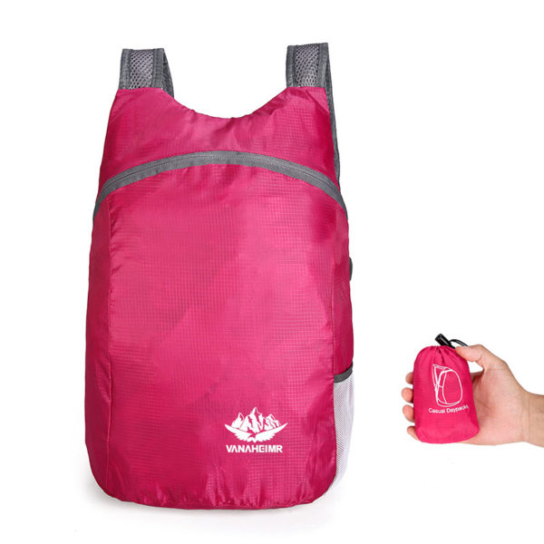 210D Muti-colored Foldable Backpack