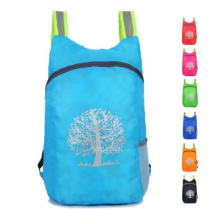 Muti-colored Foldable Sport Backpack With Reflective Strap