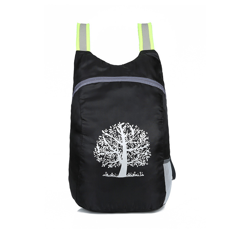 Muti-colored Foldable Sport Backpack With Reflective Strap
