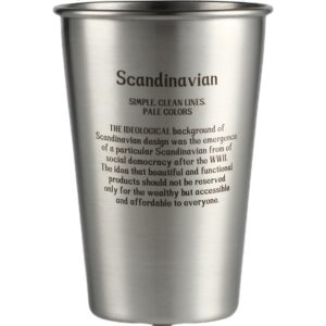 16oz Stainless Steel Simple Beer Stein