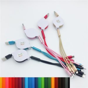 3 in 1 Retractable USB Charging Cable