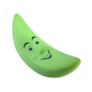 Moon Shaped Stress Ball With Smile