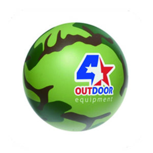Camouflage Ball Shaped Stress Ball
